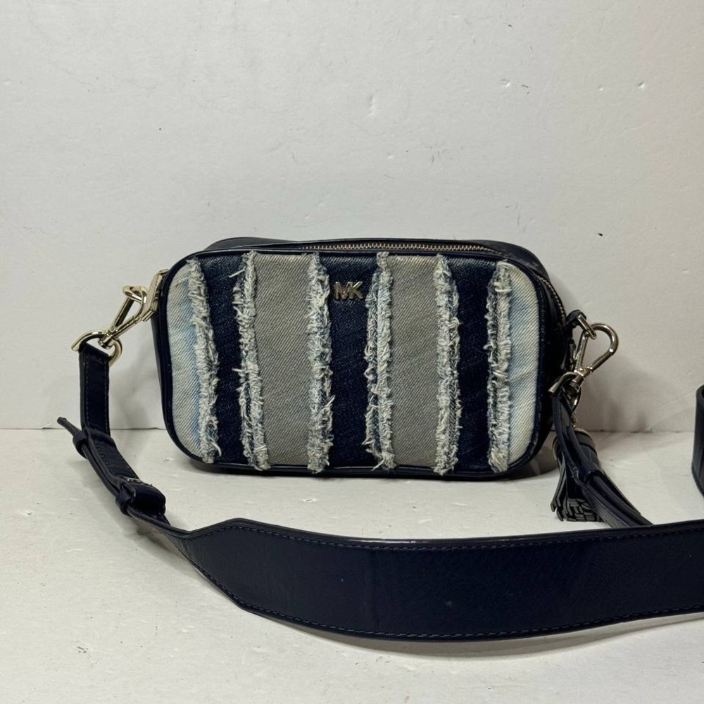 Michael Kors Blue Denim Crossbody Bag